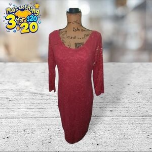 Jessica simpson maternity lacy slip dress size S